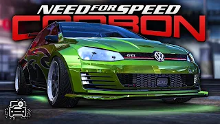 NFS Carbon | Volkswagen Golf GTI MK7 Extended Customization & Gameplay [1440p60]