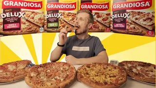 Smakstest av ALLE Grandiosa Delux Pizza 🍕