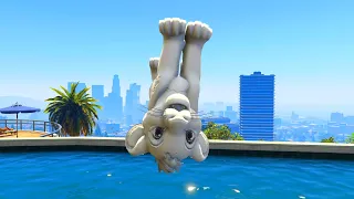 KION Ragdolls GTA 5 Funny Moments 4k