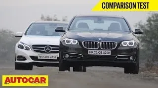 BMW 520d vs Mercedes Benz E250 CDi | Comparison Test | Autocar India