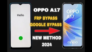 Oppo A17 Frp Bypass Android 12/13 | Oppo cph 2477 Google Account Bypass New 2024