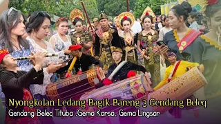 TERBARU|| NYONGKOLAN TIGA GENDANG BELEQ SALING ADU PARIASI DI LENDANG BAGEQ GB, GELI, GEKA, TITUBA 😃