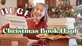 huge christmas book haul & unboxing ✨🎄 (I bought myself way too many books lol)
