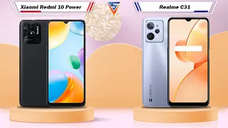 Xiaomi Redmi 10 Power Vs Realme C31 | Realme C31 Vs Xiaomi Redmi 10 Power