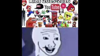 Kids Before vs Kids Now #wojak #shorts #meme #nostalgia