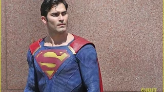 Tyler Hoechlin Filming As Superman For Supergirl Season 2 only on The CW October 10th