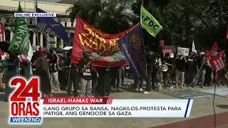 Babaeng natagpuang patay sa gilid ng kalsada,  Kilos-protesta kontra Genocide... | 24 Oras Weekend