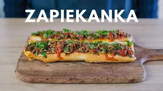 How To Make ZAPIEKANKA (Easy Polish OPEN FACED SANDWICH Recipe) - ASMR