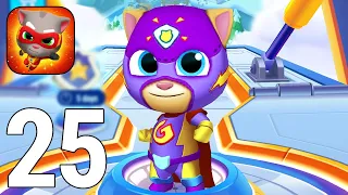 Talking Tom Hero Dash Run Game Gameplay Walkthrough Part 25 - Super Ginger Violet [iOS/Android]