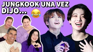 FRASES ICÓNICAS DE JUNGKOOK QUE ARMY JAMÁS OLVIDARÁ ✨| Reacción EN FAMILIA!! 💜