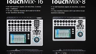 QSC Touch Mix 8 & 16 Review and Training