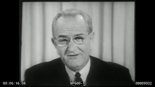 President Johnson's Address to the Nation, 3/31/68. MP600. (1280x720)