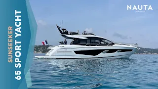 Sunseeker Yachts - 65 Sport Yacht - POV Boat tour esterni e cabine
