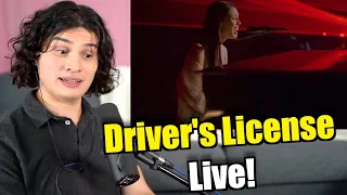 Vocal Coach Reacts to Olivia Rodrigo - Driver's License (Live)