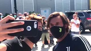 Pirlo Greets Juventus Fans For First Time Since Being Appointed Coach