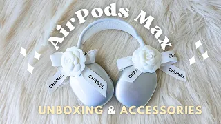 APPLE AIRPODS MAX 🎧 aesthetic unboxing & accessories