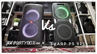 Sharp PS 925 vs JBL Party Box 100