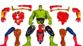 Merakit Mainan Hulk Smash VS Siren Head VS Spiderman VS Hulk Buster Avengers Superhero Toys