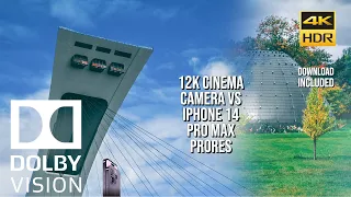 [4KHDR] Cinema Camera VS iPhone 14 ProMax PRORES Shot in Dolby Vision - Download Available