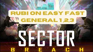 war commander sector breach rubi on easy fast general 1,2,3 free repair