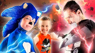 O FINAL das aventuras do mágico Sonic The Hedgehog ⚡️ Super Heróis | Ninja Kidz em Portugues