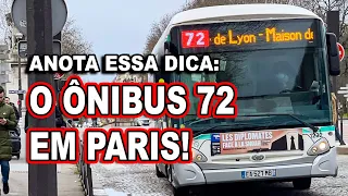 A MELHOR DICA DE ÔNIBUS EM PARIS: O ÔNIBUS 72! ENTENDA O POR QUÊ! #dicasdeparis #transporteemparis