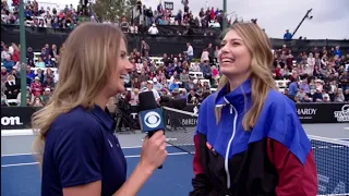 Maria Sharapova's first interview after announcing retirement