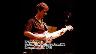Frank Zappa - 1981 11 07 (Early) - Case Center, Boston University, Boston, MA