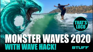 MONSTER WAKE SURF WAVES 2020 - WITH WAVE HACK - 2008 BOAT USED!