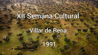 XII Semana Cultural - Villar de Rena -  1991