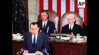 Nixon State of the Union message:  peace number one goal
