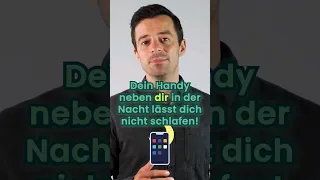 Handy neben dem Bett verschlechtert deinen Schlaf!📱😵‍💫