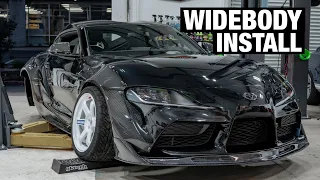 Building My Supra into a Competition Drift Car Ep.1 - Widebody Install