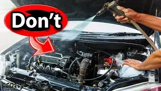 Never Clean Your Car’s Engine