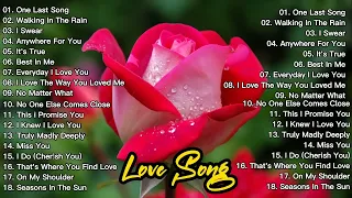 Best Romantic Love Songs 90s Westlife Backstreet Boys Boyzone and more  Love Song Forever