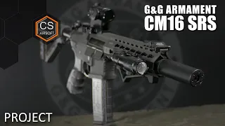 G&G CM16 SRS Airsoft Gun Rifle SetUp | CS Airsoft