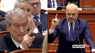 Debati i plotë / Rama: Ti gruas time i ha ato që nuk thuhen, Berisha: Ti je fundërrinë