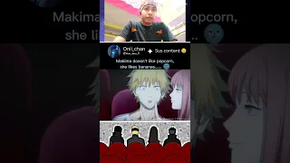 Naruto squad reaction on denji x makima😁😁😁