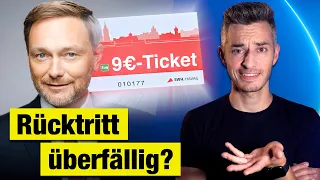 Christian Lindner empört mit „Gratismentalität“ bei 9€-Ticket