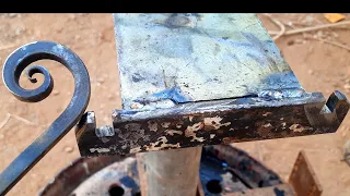 Iron bending hand tool making (tone keys)