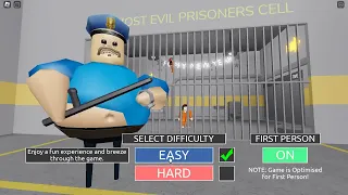 ROBLOX #1   BARRY'S PRISON RUN! Walkthough Easy Mode No Deaths