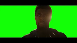 Endgame - Black Panther Portal Appearance - Green Screen