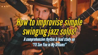 “I'll See You in My Dreams" - full lesson on jazz chords & soloing!