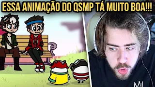 CELLBIT reagindo a uma ANIMAÇÃO de QSMP no TIKTOK Minecraft