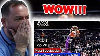 BRITS React to Top 20 Jaw-Dropping NBA Alley-Oop Dunks You Can't Afford to Miss!