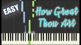 How Great Thou Art | EASY PIANO TUTORIAL + SHEET MUSIC by Betacustic