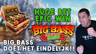 Big Bass Christmas Bash - Bonus Run + Huge Bet + Mega Win