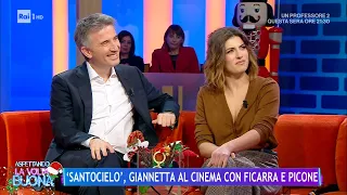 "Santocielo", Giannetta al cinema con Ficarra e Picone - La Volta Buona 14/12/2023