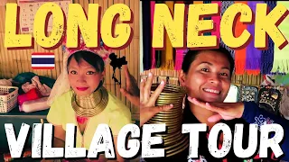 The Long Neck Village Tour At Chang Puak Damneon Saduk | Thailand 🇹🇭 | Thailand Memories