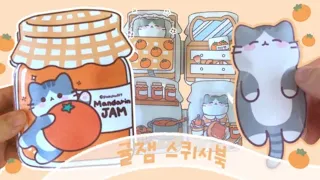 Бумажный дом / Бумажный дом для котика / Бумажный котик / Diy Mandarin Jam / Squishy book